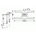 Thermos H Shape SS Twin Burner & Venture Kit -10502-70201