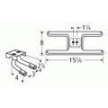 Broil Mate H Shape SS Twin Burner & Venture Kit-10502-725LR