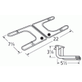 Fiesta H Shape Twin SS Burner & Venturi-19202-79402