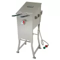 4-Gal. SS Fryer with Two Stainless Steel Baskets