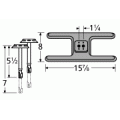Charmglow H Shape CI Twin Burner & Venture-20502-70301