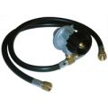 LP Gas Regulator with Two Hoses and QCC-80034