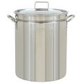 Stainless Steel 62-Qt Boil-Steam-Fry w/ Lid