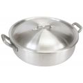 Heavy Duty 32-Qt Aluminum  Deep Fryer with Lid