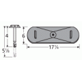 Falcon Oval Shape Single CI Burner & Venture Kit-21401-70201