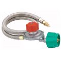 10 PSI HP Stainless Braided Hose & Regulator-M5HPR