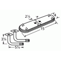 Charmglow Oval Shape SS Twin Burner & Venture Kit-11602-74302