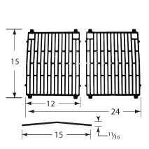 Broil King Gloss Cast Iron Cooking Grids-61702