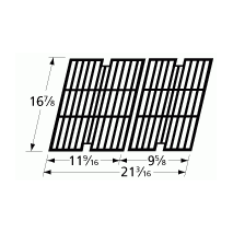 BBQ Pro Matte Cast Iron Cooking Grids-64022