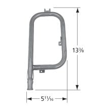 Uniflame Stainless Steel  Curved Pipe Burner-182R1