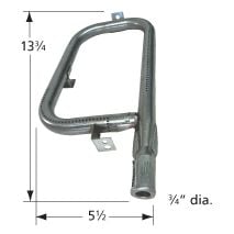 Uniflame Stainless Steel  Curved Pipe Burner-183L1