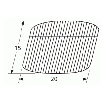Uniflame Porcelain Coated Steel Cooking Grids-51001