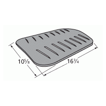 Uniflam Porcelain Coated Steel Heat Plate-99291