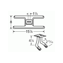 Great Outdoors H Shape Twin SS Burner & Venture Kit-10502-75052