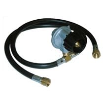 LP Gas Regulator with Two Hoses and QCC-80034