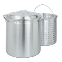 Aluminum 60-Qt Fryer/Steamer with Lid & Basket