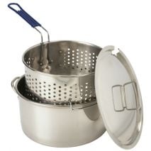 Stainless Steel 14-Qt. Pot with Basket and Lid