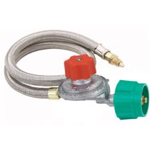 10 PSI HP Stainless Braided Hose & Regulator-M5HPR