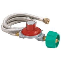 36" Stainless Braided Hose &  High Pressure Regulator-M3HPH