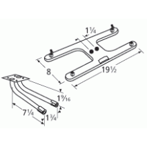 MHP H Shape Twin SS Burner & Venture Kit-10612-71302