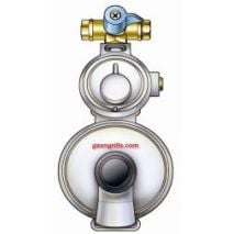 Low Pressure Two Stage Regulator with Vent & Manual Changeover