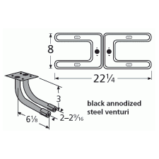 Sterling Stainless Steel Burner & Venture Kit-18202-78202