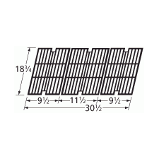 BBQ Pro Porcelain Coated Cast Iron Cooking Grids-63013