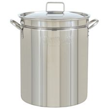 Stainless Steel 102-Qt Boil-Steam-Fry w/ Lid