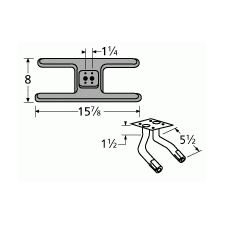Great Outdoors H Shape Twin CI Burner-20502-75062