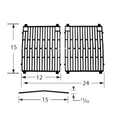 Grill Master Porcelain Coated CI Cooking Grids-61702