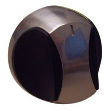 NexGrill Chrome & Black Control Knob-02340