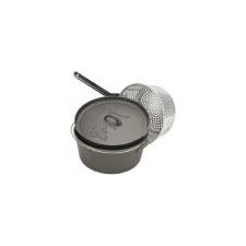 Cast Iron 8.5-Qt Dutch Oven with Basket and Lid