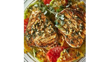 Grilled Swordfish with Tomatoes and Oregano Grilled Swordfish with Tomatoes and Oregano