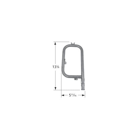 Uniflame Stainless Steel  Curved Pipe Burner-182L1