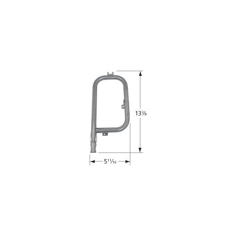 Uniflame Stainless Steel  Curved Pipe Burner-182R1