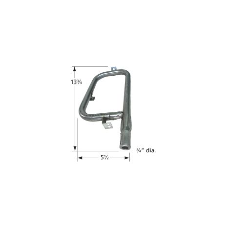 Uniflame Stainless Steel  Curved Pipe Burner-183L1