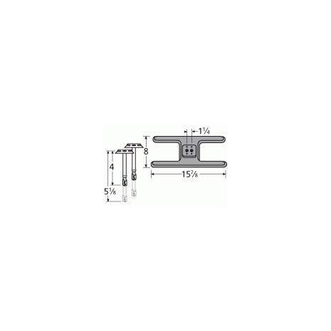 Thermos H Shape CI Twin Burner & Venture Kit-20502-70201