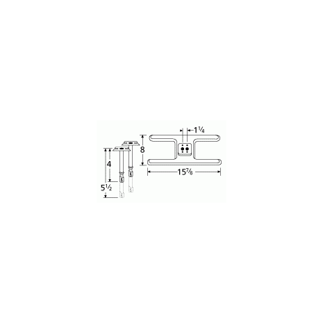 Thermos H Shape SS Twin Burner & Venture Kit -10502-70201