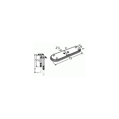 Sunbeam  Oval Shape SS Twin Burner & Venture Kit-11602-70301