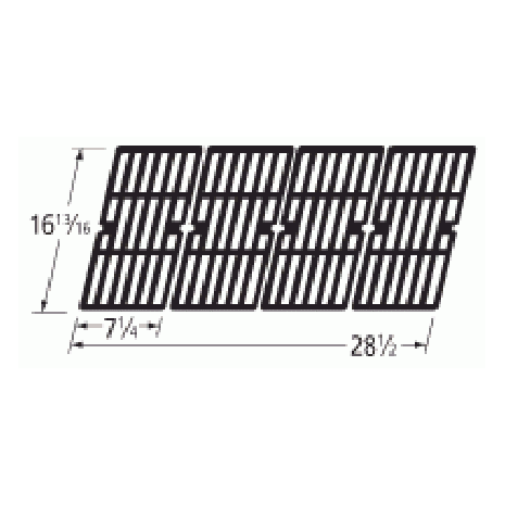 Charbroil Gloss Cast Iron Cooking Grid-68744