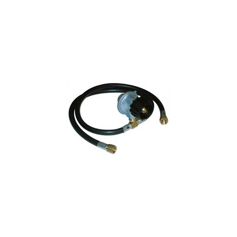 LP Gas Regulator with Two Hoses and QCC-80034