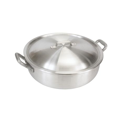 Heavy Duty 32-Qt Aluminum  Deep Fryer with Lid