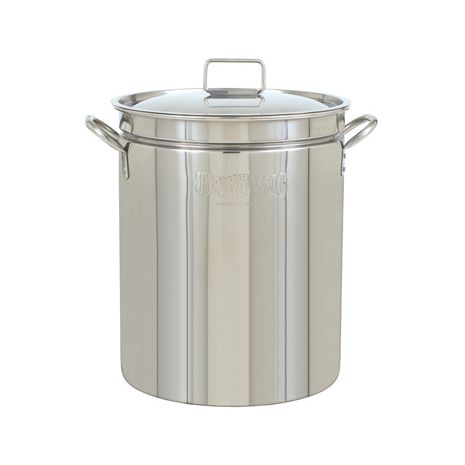 Stainless Steel 142-Qt Boil-Steam-Fry w/ Lid