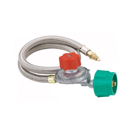 10 PSI HP Stainless Braided Hose & Regulator-M5HPR