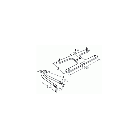MHP H Shape Twin SS Burner & Venture Kit-10612-71302