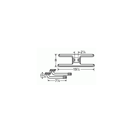 MHP H Shape Twin SS Burner & Venture Kit-11002-78002