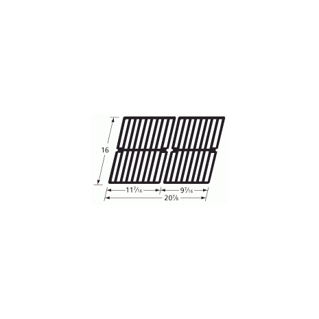 BBQ Tek Matte Cast Iron Cooking Grids-63412