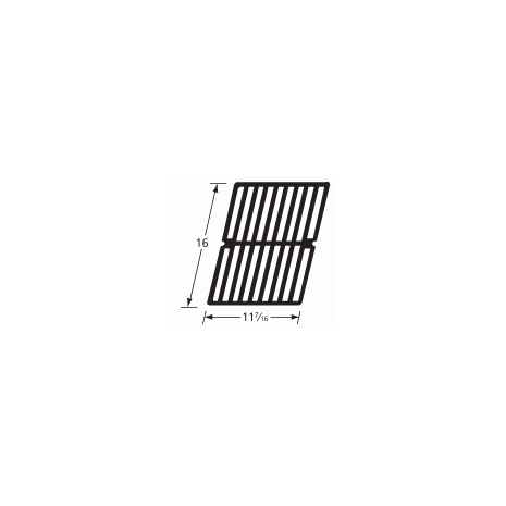 BBQ Tec Porcelain Coated Cast Iron Cooking Grids-63421