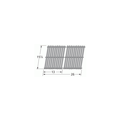 Bond Porcelain  Steel Channels Cooking Grids-52612