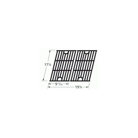 Master Forge Porcelain Coated Cast Iron Cooking Grid-61312